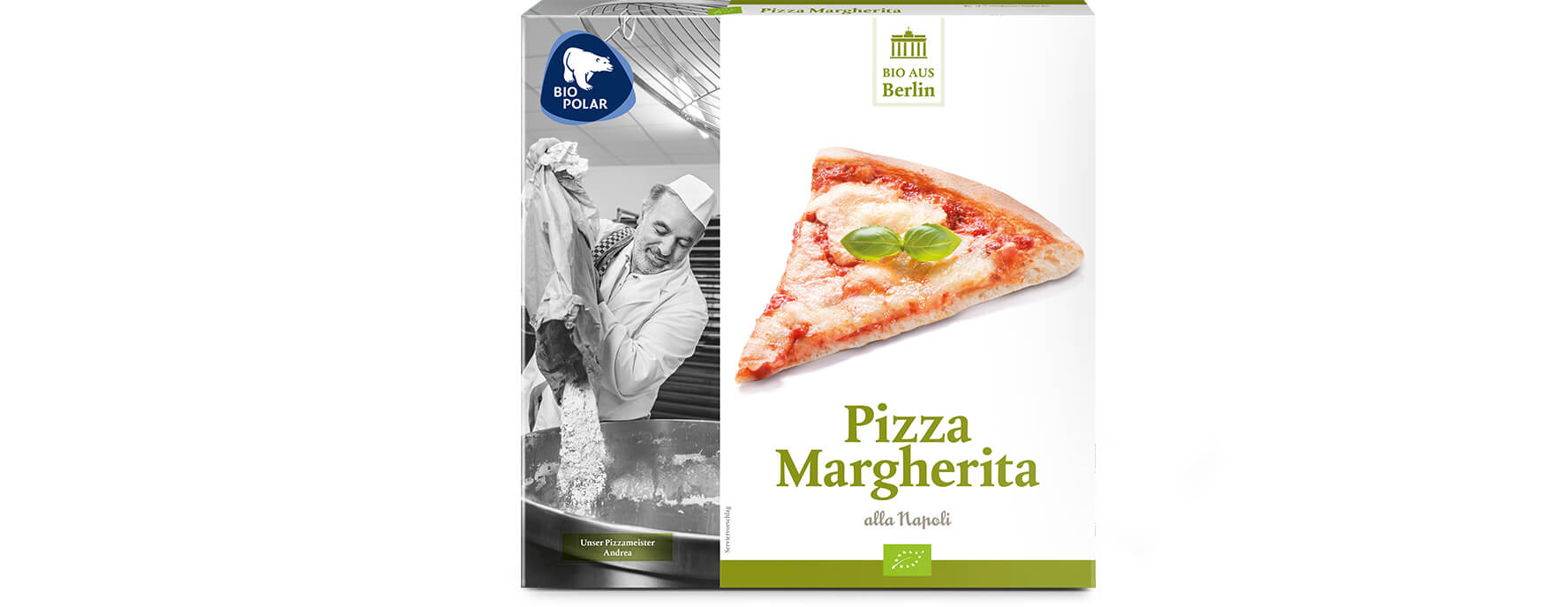 Verpackung Pizza Margherita von BioPolar