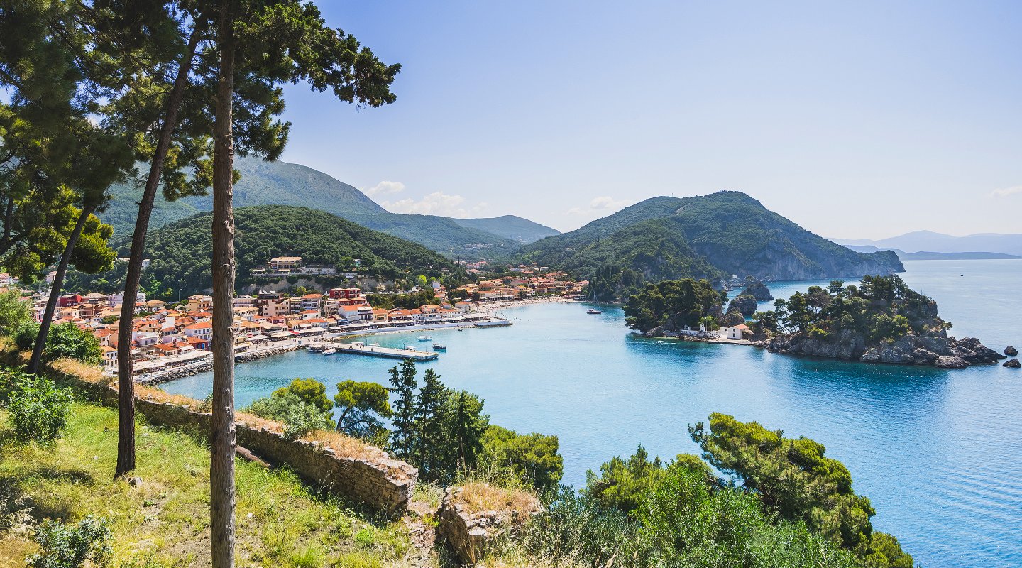 Blick auf Preveza, Griechenland