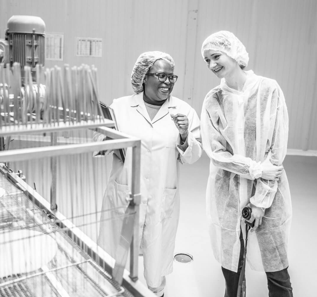 Einblick in die Produktion