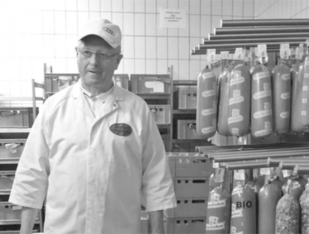 Herr Kleinhenz in der Produktion