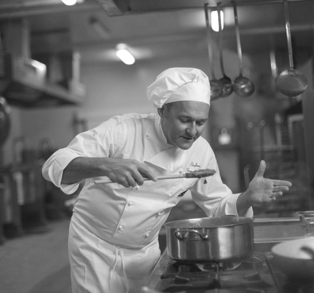 Chef de cuisine Stefano Stanghellini