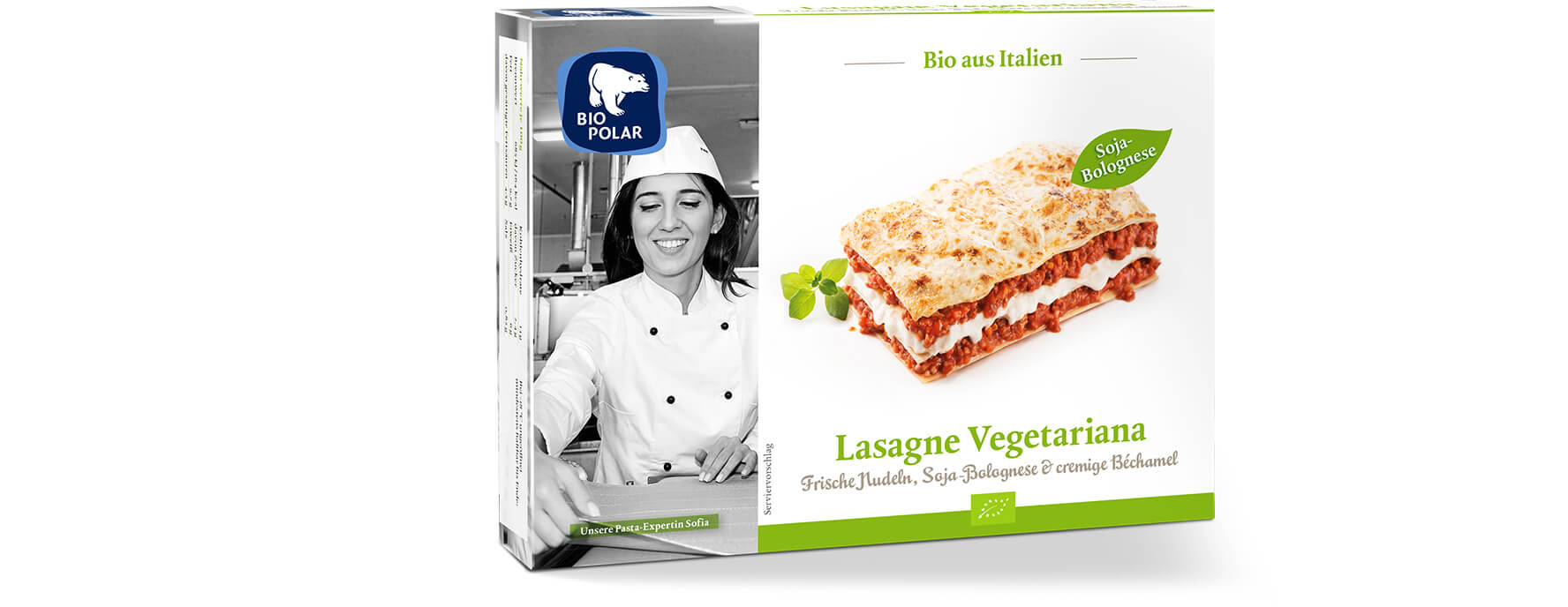 Verpackung Lasagne Vegetariana von BioPolar