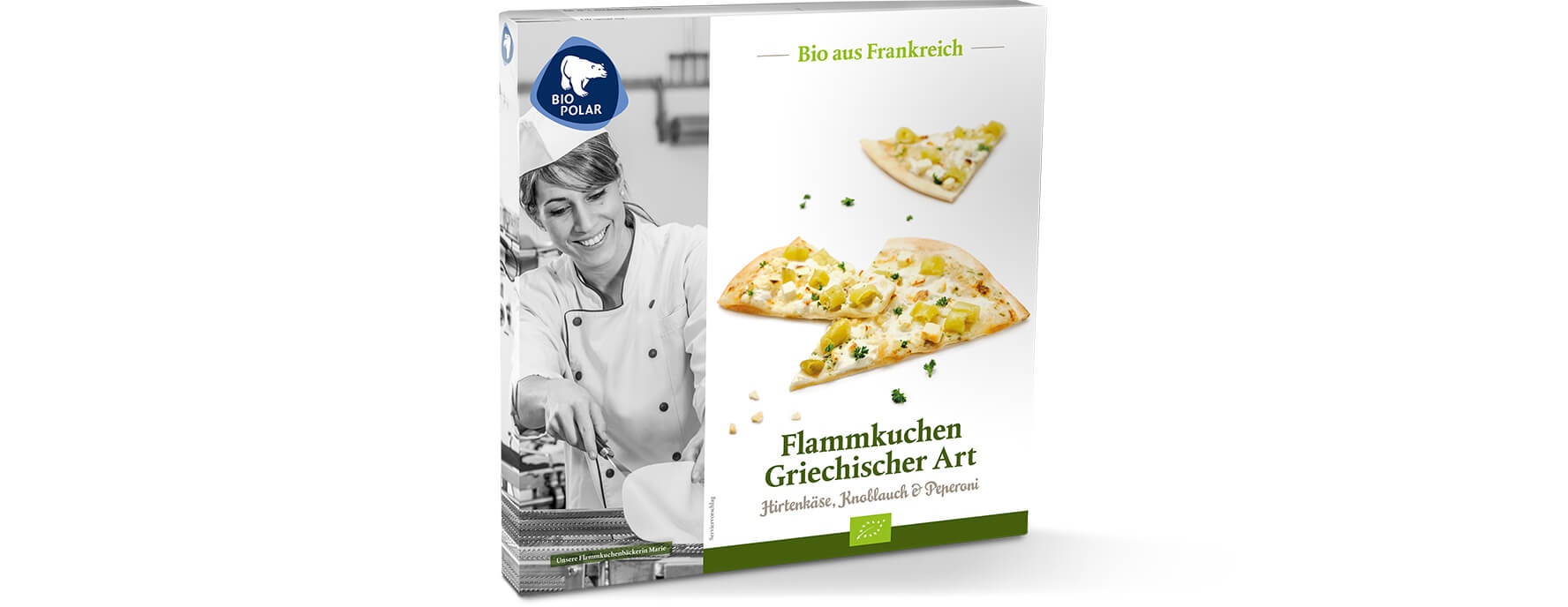 Pizzakarton Flammkuchen Griechischer Art