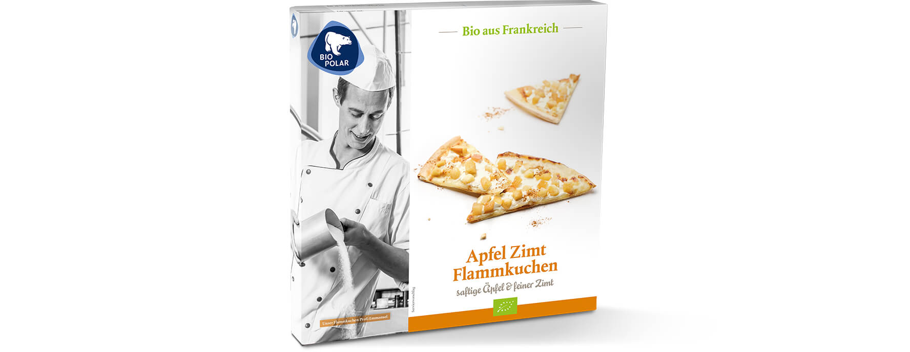 Pizzakarton Flammkuchen Apfel Zimt