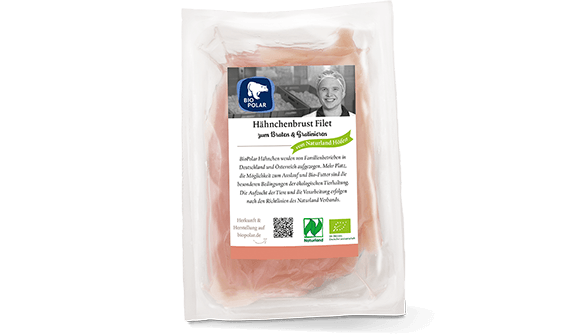 Verpackung Hähnchenbrust-Filet